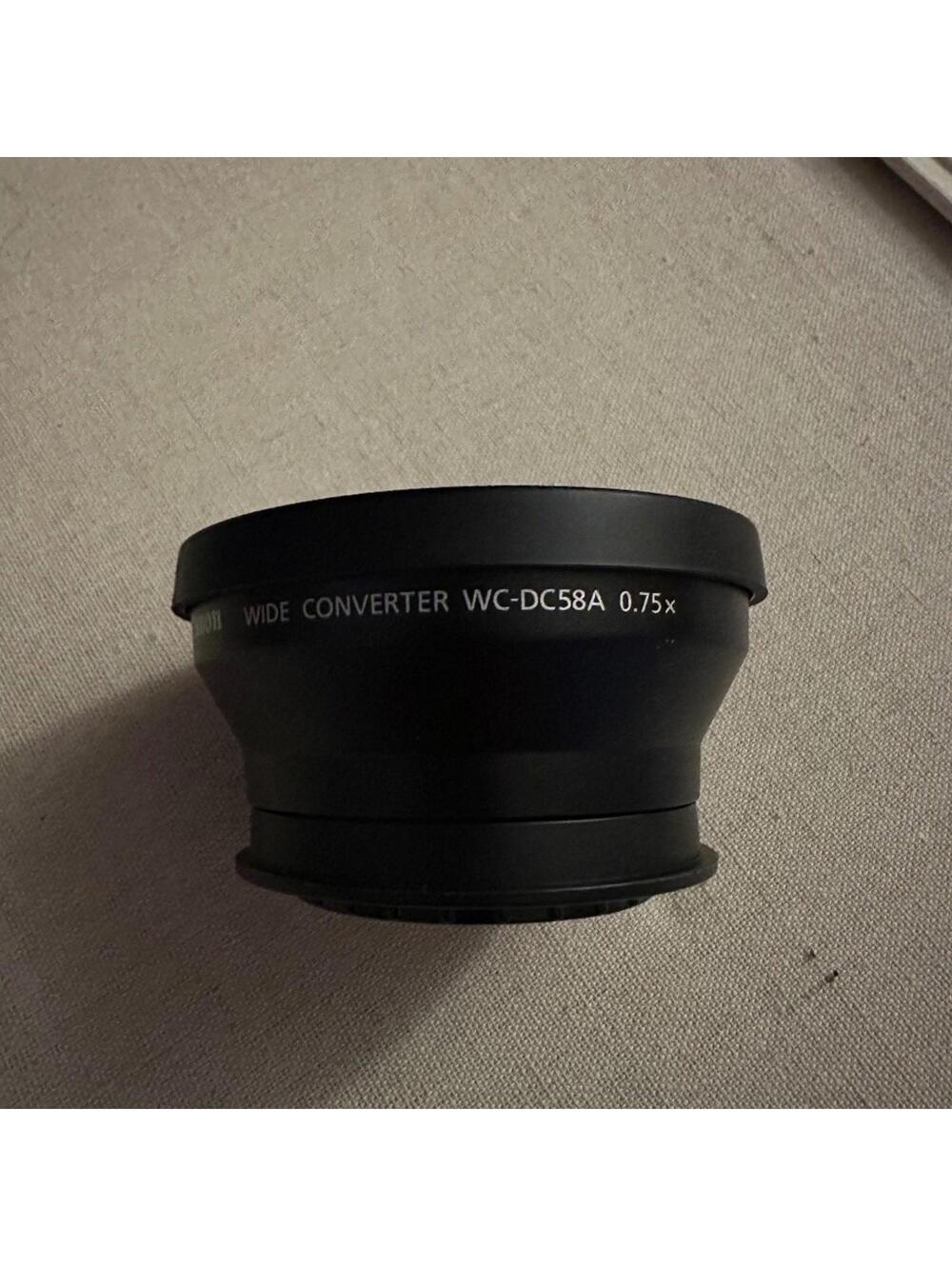 Canon WC-DC58A Wide Converter Lens for S5 IS, S3 IS & S2 IS Digital Camera NIB
